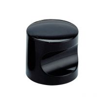 Decayeux - Bouton nylon à encoches - Hauteur : 32 mm - Décor : Noir -