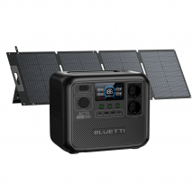 Bluetti Générateur Électrique Ac70(1000w/768wh) Avec Panneau Solaire Sp120l(120w),groupe Électrogène Solaire Extérieur,camping,balcon