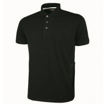 Upower - U-power - Polo Manches Courtes Slim Noir Gap - Noir - M