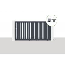 Casanoov - Portail Coulissant Électrique 3x1,6m Veymont + Motorisation Ranger C300
