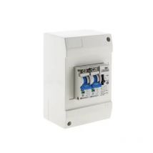 Coffret Chauffe-eau 2 Disjoncteurs 2a-20a + Contacteur Jour/nuit - Zenitech