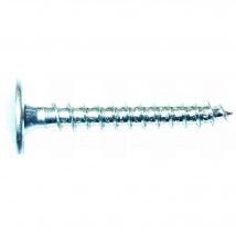 500 Vis De Penture D. 6 X 35 Mm Zinguée Blanc Tx 30 - Vpb60035 - Alsafix