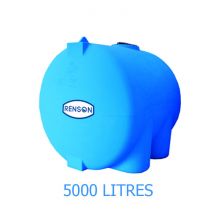 Renson - Cuve récupération eau de pluie ronde bleue en polyéthylène 5000L RENSON