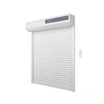 France Combi - Volet Roulant Solaire H120 X L120 Cm En Pvc Recoupable En Largeur Et Hauteur Coloris Blanc -