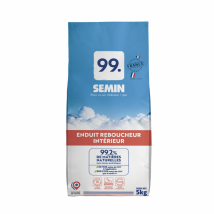 Enduit De Rebouchage Intérieur - Semin 99 - Conditionnement 5 Kg