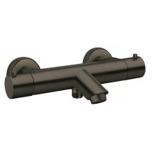 Paini - Mitigeur Bain/douche Thermostatique Mura Pvd Noir Mat Brossé