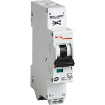 Aeg - Disjoncteur À Connexion Automatique Ph/n 4,5ka 10a Type Ac