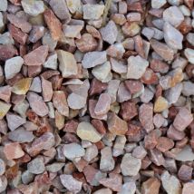 King Materiaux - Sac De +/- 1,5t = 20m² Gravier Rose 4/8