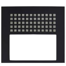 Façade Aiphone Gtdbpb - Pour Micro/hp Gtdbv & Gtdbvn - Noir Satinée