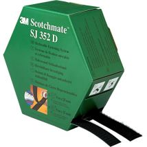 3m - Distributeur De Ruban De Type Velcro Noir 2 X 5 M (par 4)