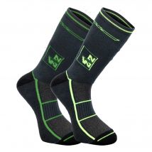 Nine Worths - Anker - Lot De 2 Paires De Chaussettes - 9694 | Anthracite / Jaune Fluo / Kaki