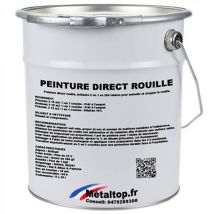 Peinture Direct Rouille - Metaltop - Gris Fenêtre - Ral 7040 - Pot 15l
