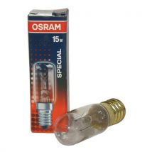 Tube À Incandescence Pour Réfrigérateur E14 - 15 W - 17x54 Mm - Claire - Boîte Osram