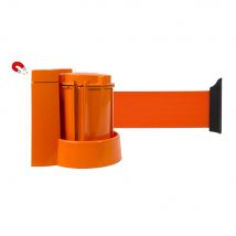 Novap - Enrouleur Mural Magnétique Orange Avec Sangle Orange 5m X 50mm - 2053594