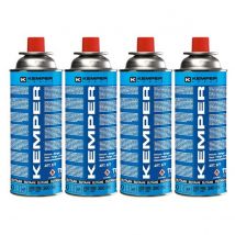 Pack De 4 Cartouches Gaz 227g Bouteille De Gaz Butane Camping Réchaud Barbecue Kemper
