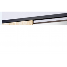 Rail Alu Avec Cache Rail Couleur Noir Gd Menuiseries