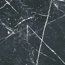 Tinker - Carrelage Aspect Marbre Marco Noir 25x25 Cm