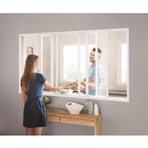 Kit'atelier - Verriere coulissante verre clair KIT 6cx 1300 Blan