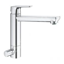 Grohe Bauedge Mitigeur De Cuisine Pour Évier De Cuisine Bec Moyen Chrome 31696000