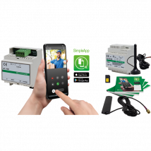 Comelit - Kit Complet Be Smart + Router Gsm + Carte Sim 1 An Prépayée - K1406