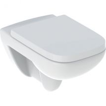 Geberit Renova Plan Set, Wc Suspendu, Rinçage Profond, Rimfree, Avec Siège Wc, Blanc, 500.817.00.1