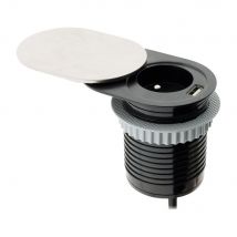 Bloc Prise Encastrable + Clapet Glissière + Port Usb - Otio