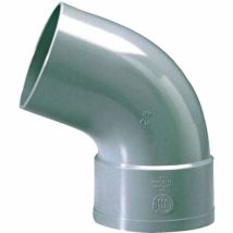 Raccord Pvc Gris Coudé 67°30 - Ø 40 Mm - Simple Emboîture - Girpi