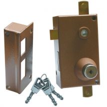 Bricard - Coffre De Serrure 3 Points Verticale À Fouilliot Supersurete Blanc Gauche Verticale Avec Bille