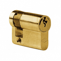 Jpm - Demi-cylindre européen 10 x 30 mm CISA Jaune/Doré Sur numéro BY1737
