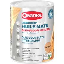 Huile De Protection Mate Bois Intérieur Owatrol Oleofloor Natural Incolore (owp11) 1 Litre