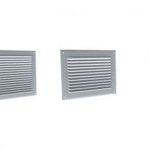 Grilles À Auvents En Aluminium Anodisé - Ga An 190 X 80 - 6626 Anjos - 6626