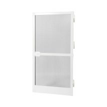 Avosdim - Moustiquaire Porte Battante Aluminium - L 215 X H 100 Cm - Blanc