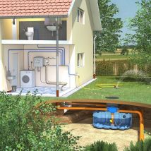 Kit Complet Récupération Eau De Pluie A Enterrer 1500 Litres Pour La Maison Ds Eau