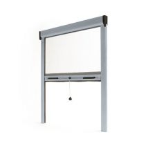 Avosdim - Store Moustiquaire Recoupable LUXE - L150 x H160cm - Argent