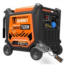 Groupe Électrogéne Inverter Genergy Tenerife Rc 7500w Démarrage Électrique/à Distance- Generateur Silencieux Inverter
