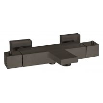 Paini - Mitigeur Bain/douche Thermostatique Mural Dax Square Pvd Noir Mat