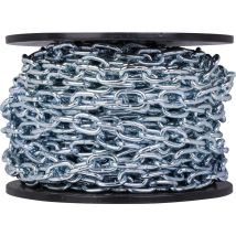 Chapuis - Bobine De Chaîne Acier Zingué - Soudée Droite - Maille Courte