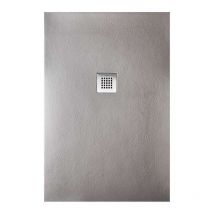 Sanycces - Receveur De Douche Strato Extra Plat, Gris - 100 X 70 Cm - Résistant Et Facile À Installer - Salle De Bain - Douche
