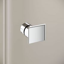 Roth - Paroi De Douche Pivotante Largeur 90cm Hauteur 200 Cm Profilé Argent Poli Verre Dépoli