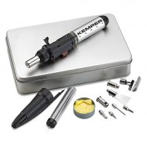 Kemper - Microkit de soudure rechargeable + 10 Accessoires Soudure Etain + Mallette KEMPER