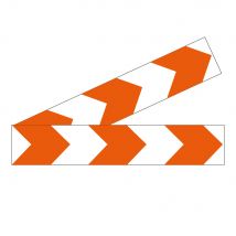 Novap - Lot 2 Bandes 100mm X 1m - Chevrons Orange - 4641256