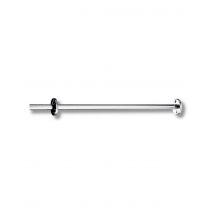 Delabie - Barre Pour Rideau De Douche Droit - Finition : Inox - Matière : Inox - Catégorie : Porte-rideau - Diam. Tube (mm) : 16