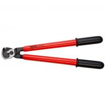 Knipex 95 17 500 - Cortacables aislado VDE 500 mm para uso con 2 manos con mangos aislados por inmersión