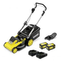 Tondeuse À Gazon Sans Fil 36 V Karcher Lmo 5-18 Dual Battery Set - 2 Batterie 18 V / 5 Ah - Moteur Brushless - Autonomie550 M² - Coupe 41 Cm