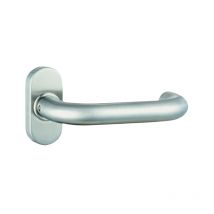 Kintech - Béquille inox dg60er sur rosace ovale -