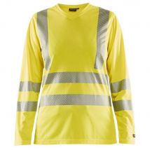 Blakläder - T-shirt Haute Visibilité Anti Uv Femme Blaklader Jaune Fluo M