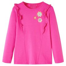 Vetonek - Camiseta Infantil De Manga Larga Rosa Oscuro 140
