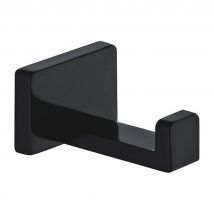 Omnires - Porte-serviette 1 Crochet Matière Laiton Darling Couleur : Noir