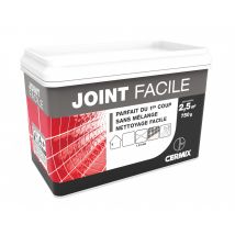 Cermix - Joint Pâte Tout Type De Carrelage Et Mosaïque, Ultra Blanc, 2.5m²