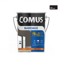 Comus Bardage Mat-soie Noir 5l Peinture 4 En 1 Pour Rénovation De Bardage (primaire Et Finition)